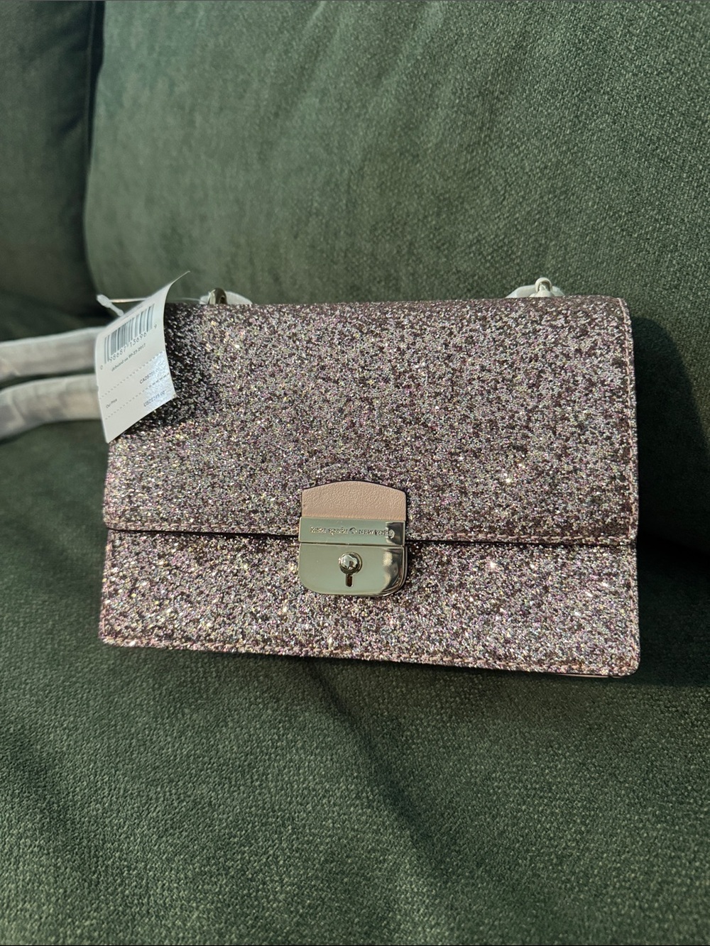 Kate Spade Sparkle Convertible Crossbody Bag - Pink Glitter
